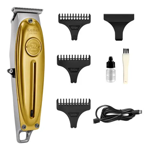 Máquina de Corte Kemei KM-1949  Profissional e Sem Fio