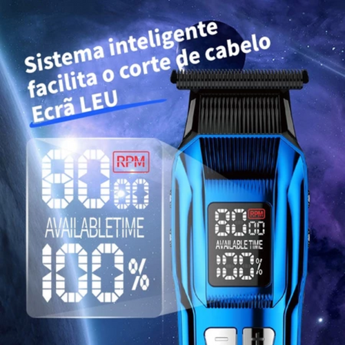 Aparador de Cabelo Kemei KM-2795 Profissional USB e Sem Fio