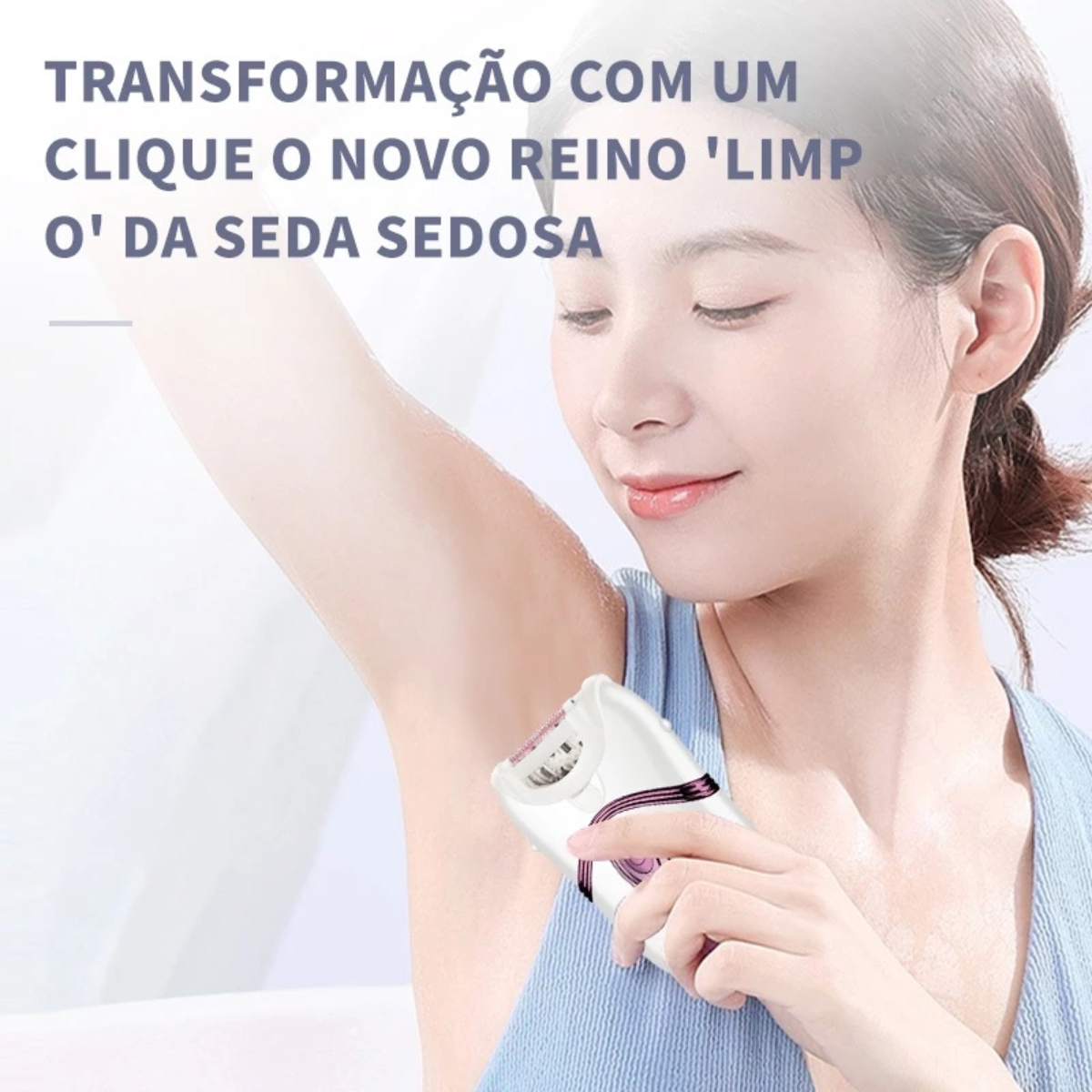 Depilador Kemei KM-395 Lixador de Pés e Aparador De Pelos