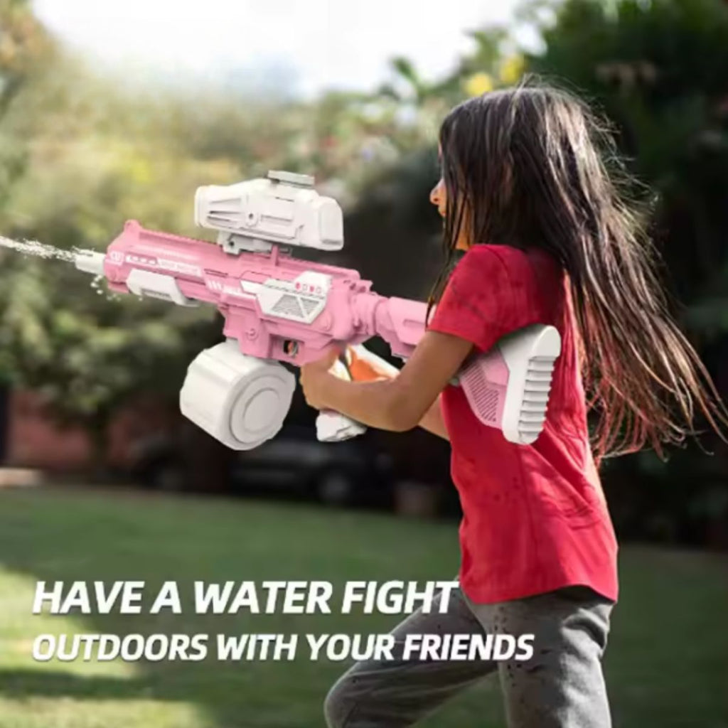 Pistola de Água Elétrica Automática Jato Forte Infantil