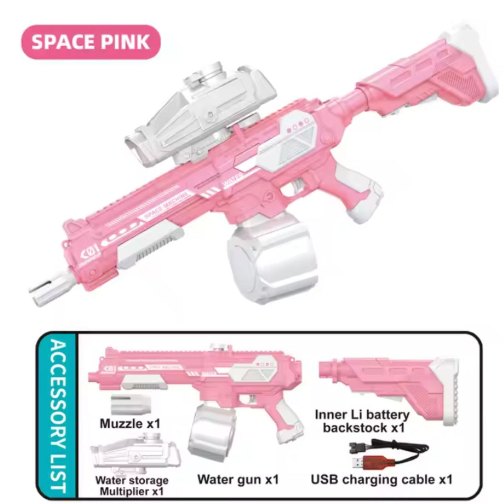 Pistola de Água Elétrica Automática Jato Forte Infantil