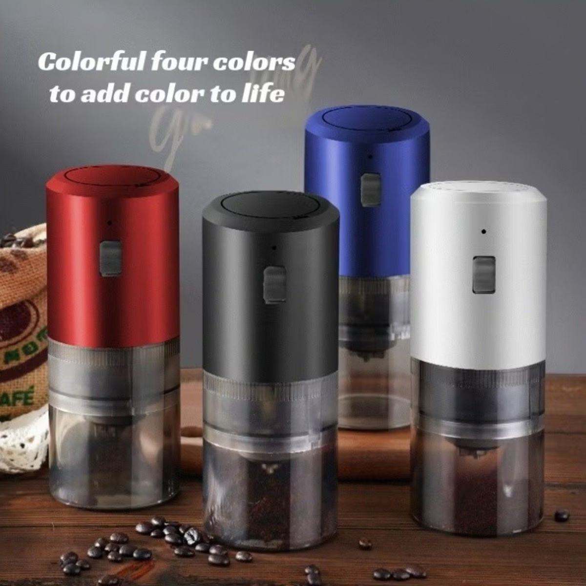 Moedor de Café Portátil Elétrico TINNY YOU USB Núcleo Cerâmico