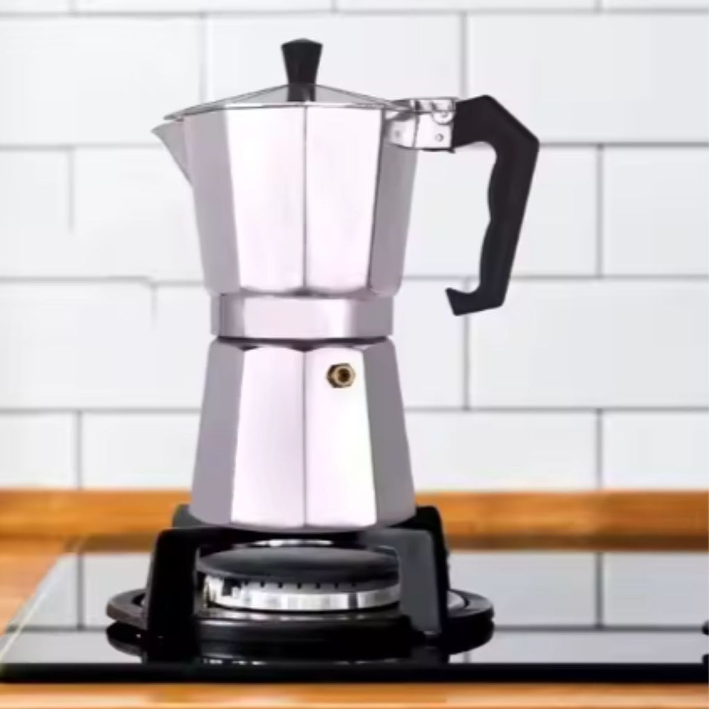 Cafeteira Italiana de Alumínio 300ml para até 6 Xícaras
