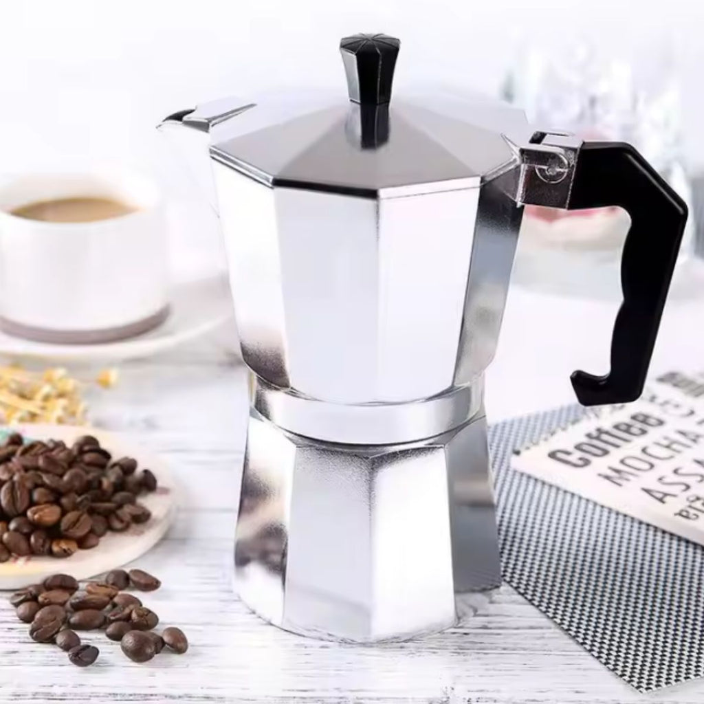 Cafeteira Italiana de Alumínio 300ml para até 6 Xícaras