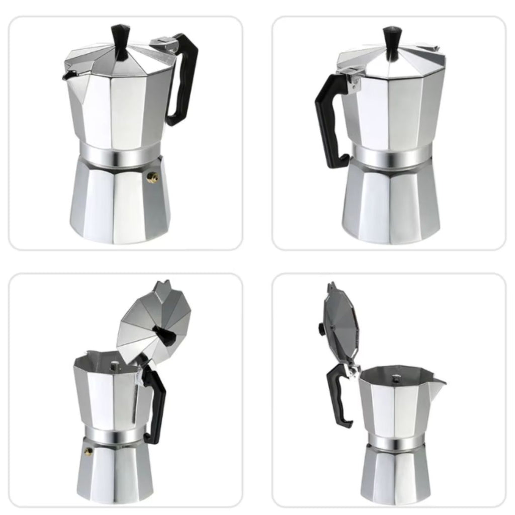 Cafeteira Italiana de Alumínio 300ml para até 6 Xícaras