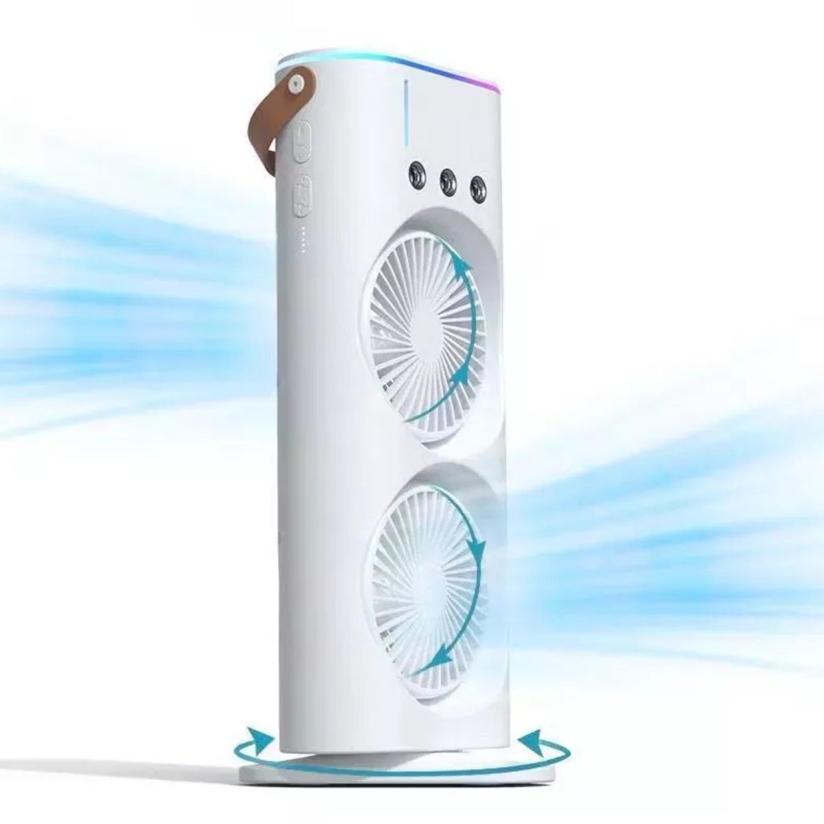 Ventilador Torre Portátil Oscilante com Controle Remoto