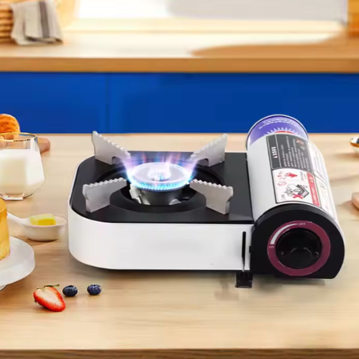 Fogão Portátil a Gás Butano com Ignição Automática