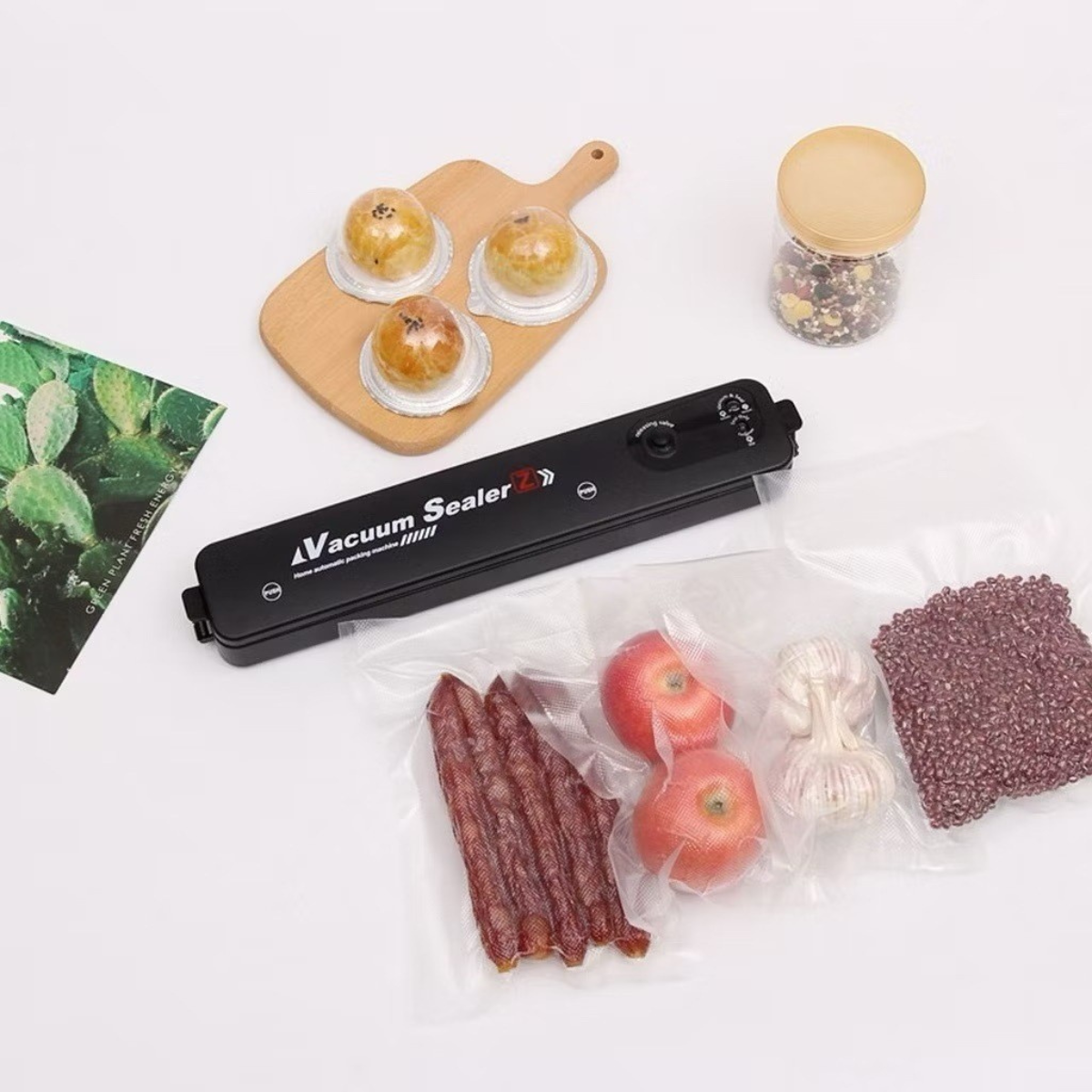 Seladora a Vácuo Bivolt Compacta Hermética Conservação de Alimentos