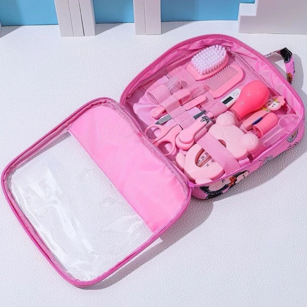 Kit Higiene para Bebê 13 Peças Cuidados Recém nascidos