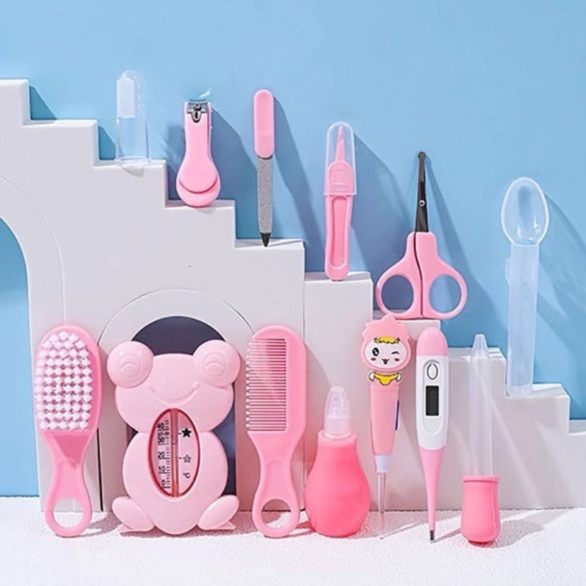Kit Higiene para Bebê 13 Peças Cuidados Recém nascidos