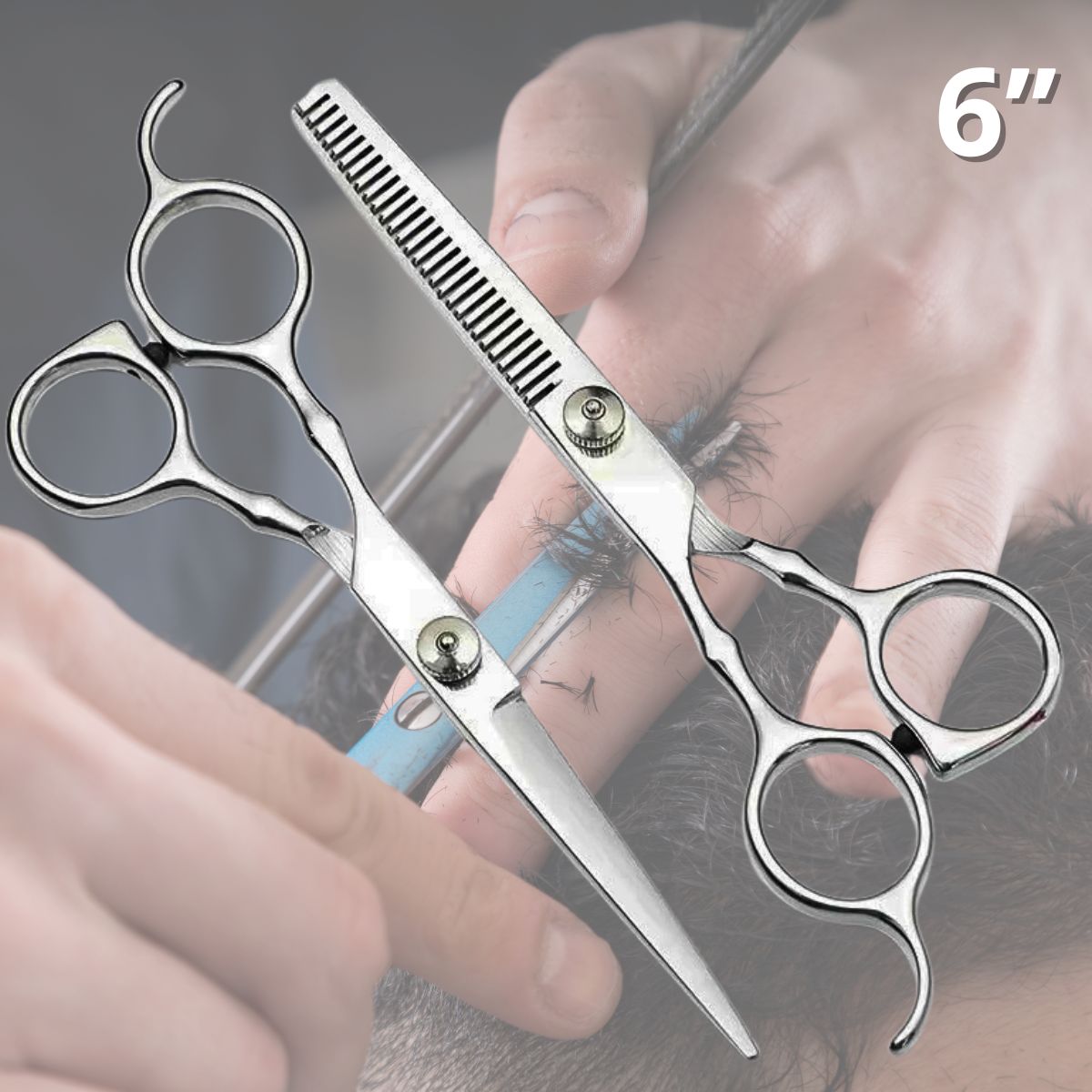 Kit Tesoura Profissional Fio Laser 6 e Desbaste 5.5