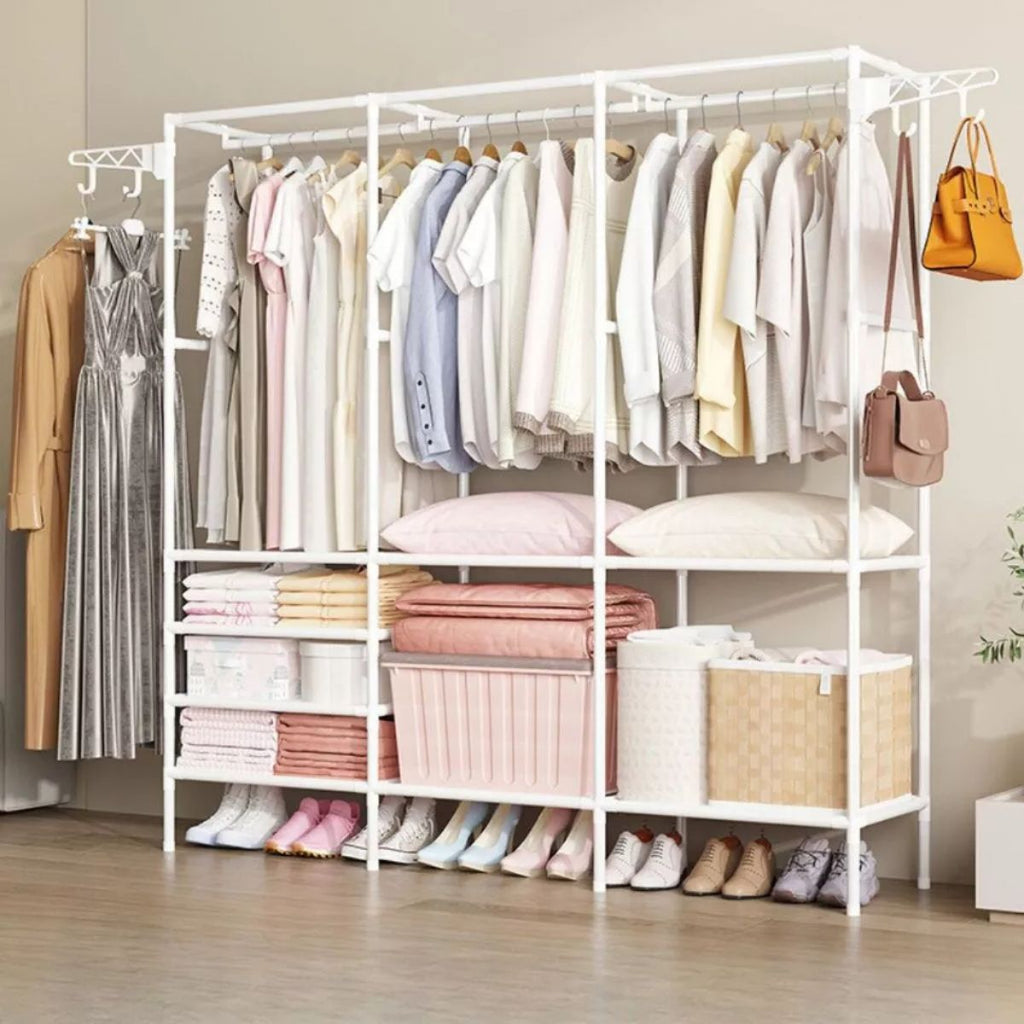 Organizador de Roupa Desmontável 3 Colunas para Closet