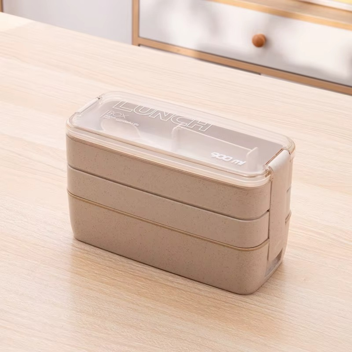 Rarapop Kit Lancheira Japonesa Bento Box com Colher e Garfo