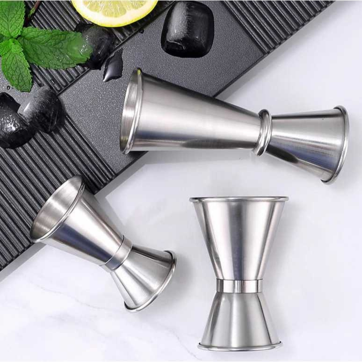 Dosador Medidas de Drinks de Aço Inoxidável para Coquetel