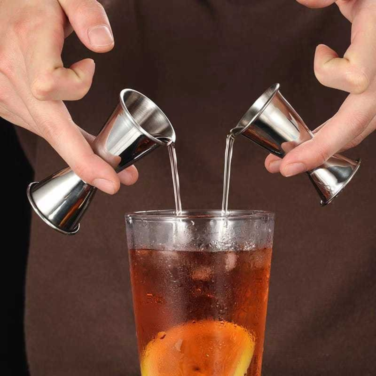 Dosador Medidas de Drinks de Aço Inoxidável para Coquetel