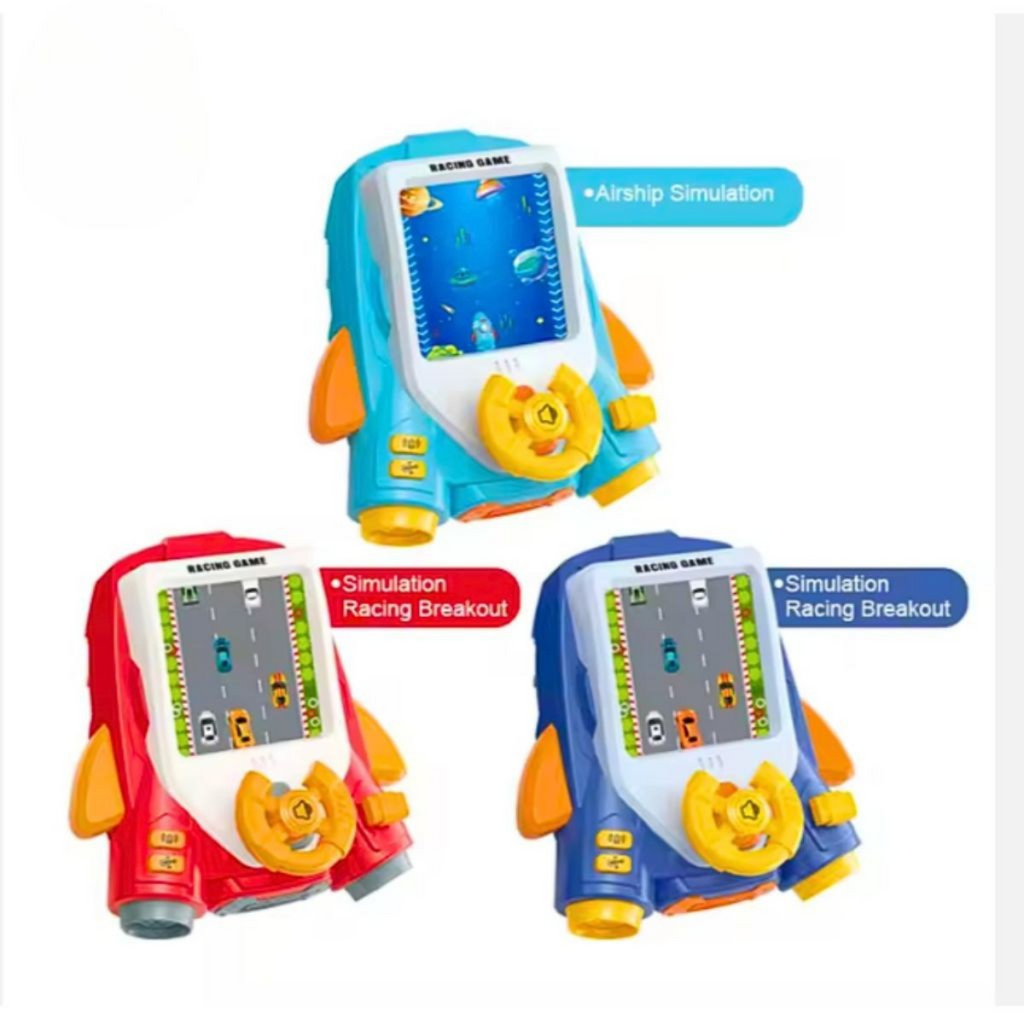 Brinquedo Infantil Mini Carro de Corrida com Volante Musical