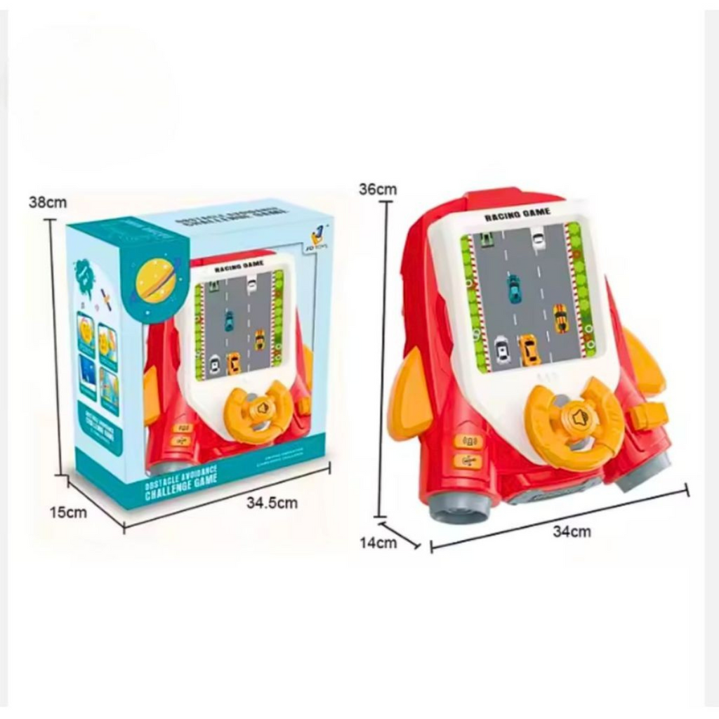 Brinquedo Infantil Mini Carro de Corrida com Volante Musical